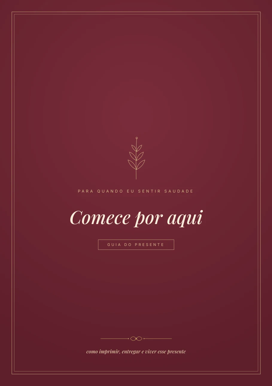 Capa do guia Comece por aqui