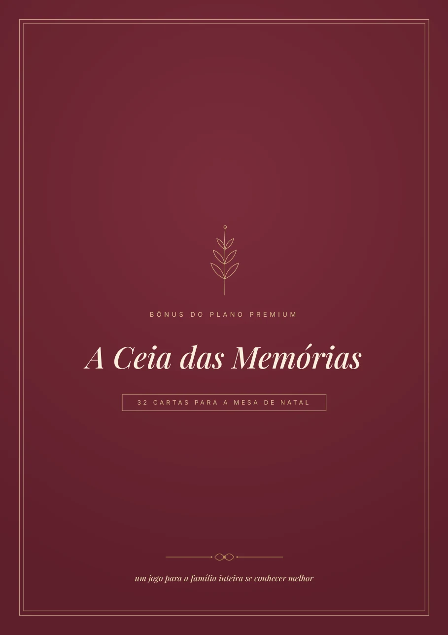 Capa: A Ceia das Memórias