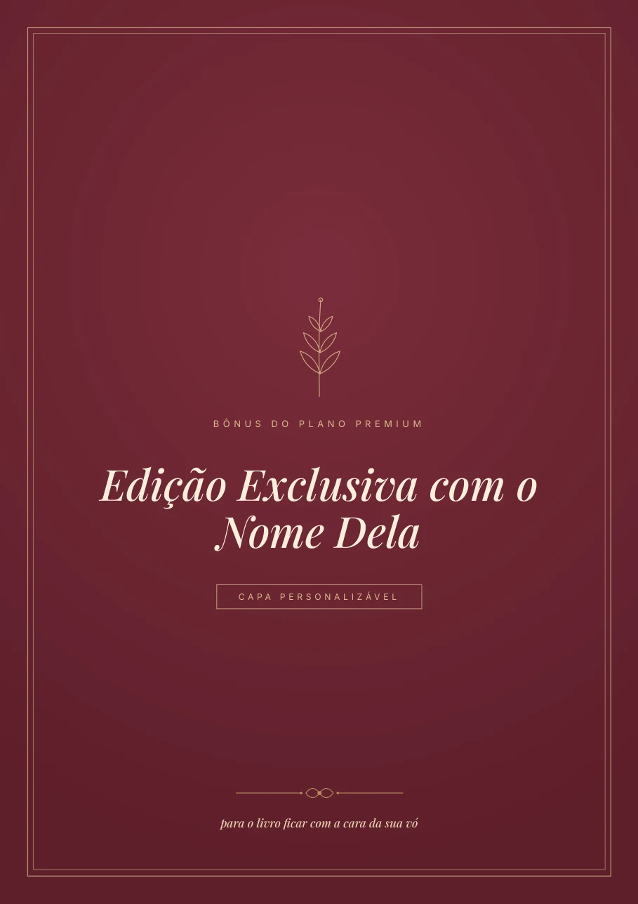 Capa: Edição Exclusiva com o Nome Dela